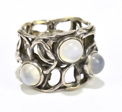 Lot 1161 - IN THE STYLE OF MURRLE BENNETT; a white metal...