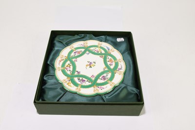 Lot 750 - SEVRES; a late 19th century hand painted tazza...