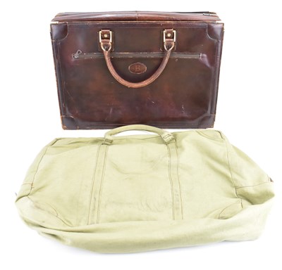 Lot 337 - BALLY OF SWITZERLAND; a small leather suitcase...