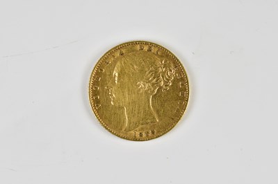 Lot 2359 - A Victorian full sovereign, 1866, young head,...