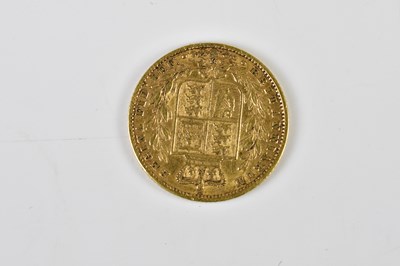 Lot 2359 - A Victorian full sovereign, 1866, young head,...