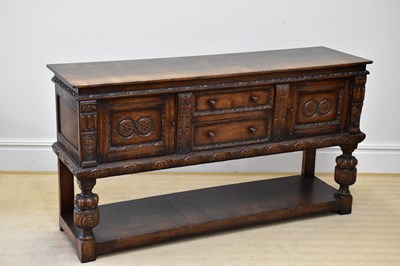 Lot 231 - TITCHMARSH & GOODWIN; a reproduction carved...