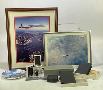 Lot 602 - CONCORDE INTEREST; a collection of memorabilia,...