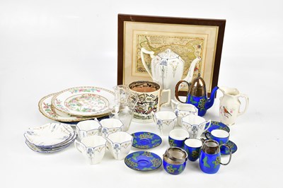 Lot 1441 - SHELLEY; a thirteen piece part coffee service,...