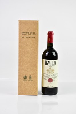 Lot 2819 - RED WINE; a single bottle of Tignanello 2000,...