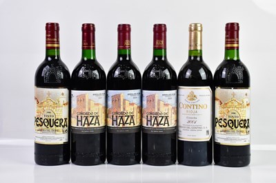 Lot 2821 - RED WINE; six bottles of mixed red white...