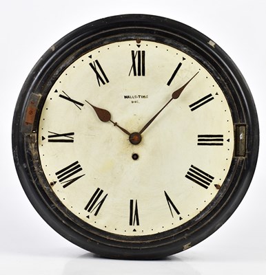 Lot 357 - WALLS-TIME INC; an ebonised cased circular...