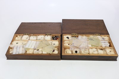 Lot 702 - Two cases of gemological samples including...