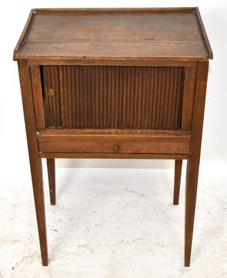Lot 2806 - A 19th century mahogany side cabinet with...