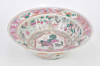 Lot 1193 - A 19th century Chinese Famille Rose bowl,...