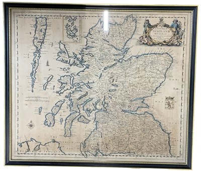 Lot 260 - A 19th century 'New Map of Scotland with the...