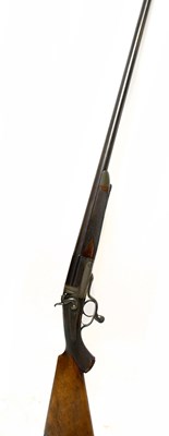 Lot 473 - WATSON BROS; eight bore under lever hammer gun,...