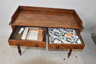 Lot 1630 - A 19th century satin walnut washstand with...