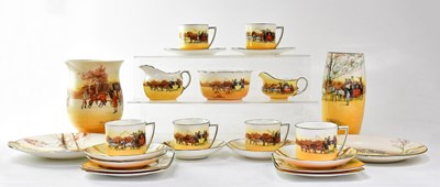 Lot 277 - ROYAL DOULTON; a Series Ware part tea service...