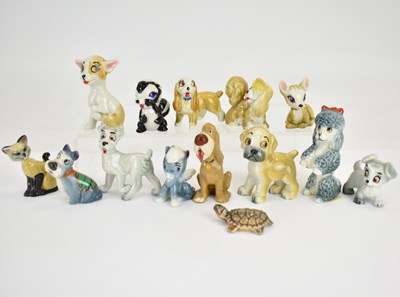 Lot 261 - WADE; fourteen Whimsy figures to include 'Lady...