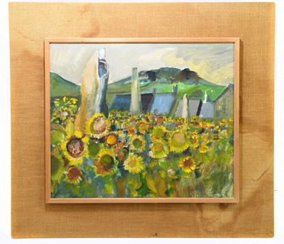 Lot 448 - PETER OLIVER (1927-2006); oil on board,...