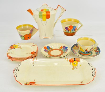 Lot 238 - Various Art Deco ceramics comprising a Clarice...