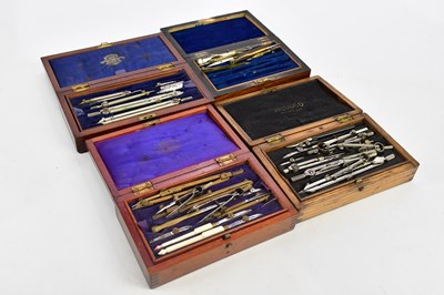 Lot 685 - THORNTON; two cased draughtsman’s part sets,...