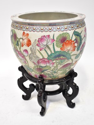 Lot 397 - A 20th century Chinese Famille Rose jardinière...