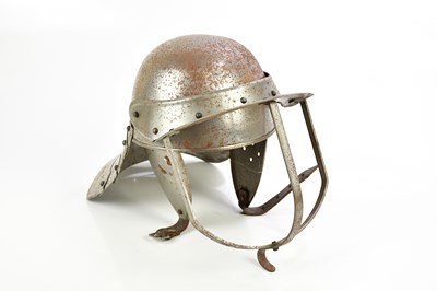 Lot 1253 - A reproduction Civil War lobster helmet, with...