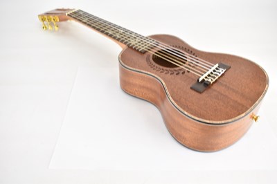 Lot 840 - KASCH; a model MGH-26 Sapele guitalele, six...