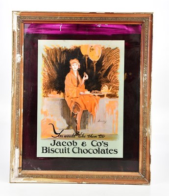 Lot 598 - JACOB & CO; an original advertising card sign...