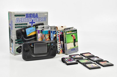 Lot 2629 - SEGA; a Game Gear + with original box and six...