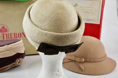 Lot 849 - CHRISTIAN DIOR; a 1920s original felt fur...