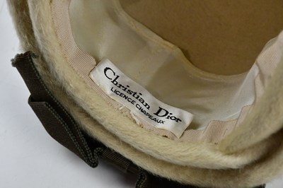 Lot 849 - CHRISTIAN DIOR; a 1920s original felt fur...