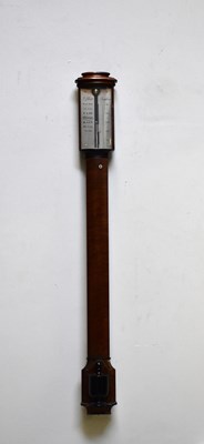 Lot 412 - J BLATT, BRIGHTON; a mahogany bowfront stick...