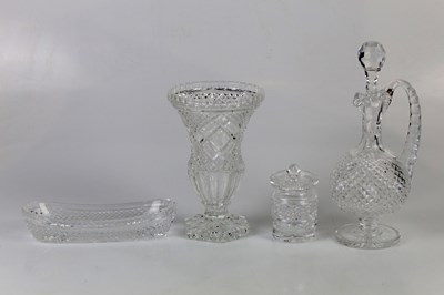 Lot 1586 - WATERFORD CRYSTAL; a group of four cut glass...