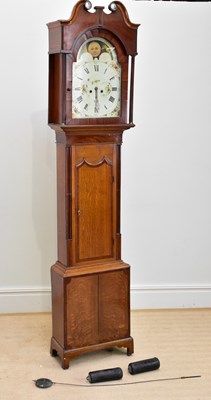 Lot 317 - An early 19th century eight day longcase clock,...