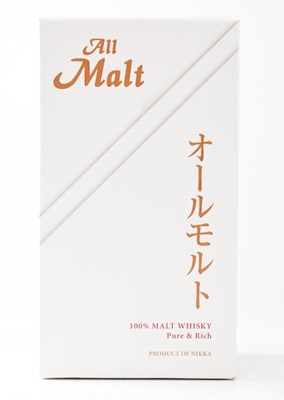 Lot 129 - ALL MALT; a single bottle of 100% Nikka...