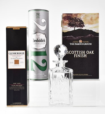 Lot 136 - Three bottles of Scotch whisky comprising...