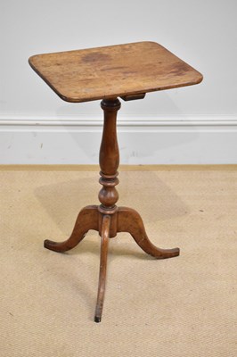 Lot 120 - A Victorian mahogany tripod table.