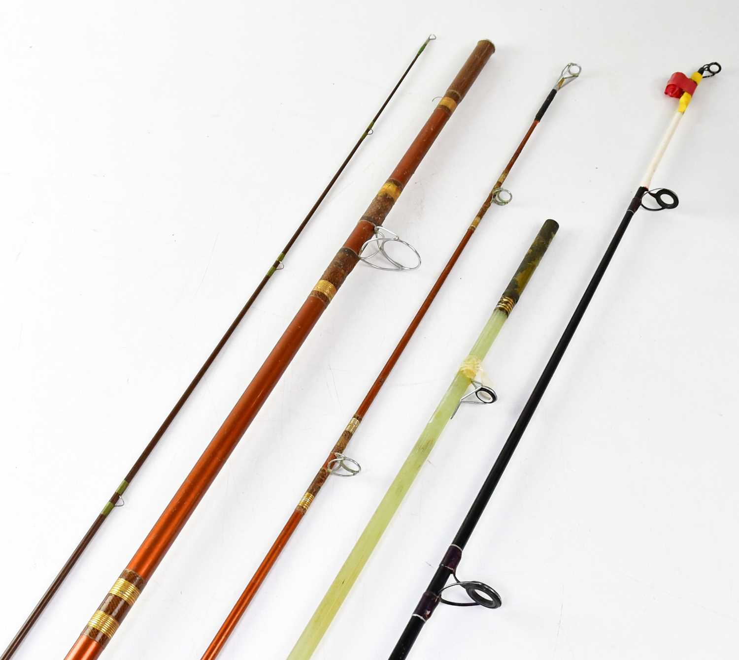 Lot 822 - A large quantity of fishing rods and cases to...