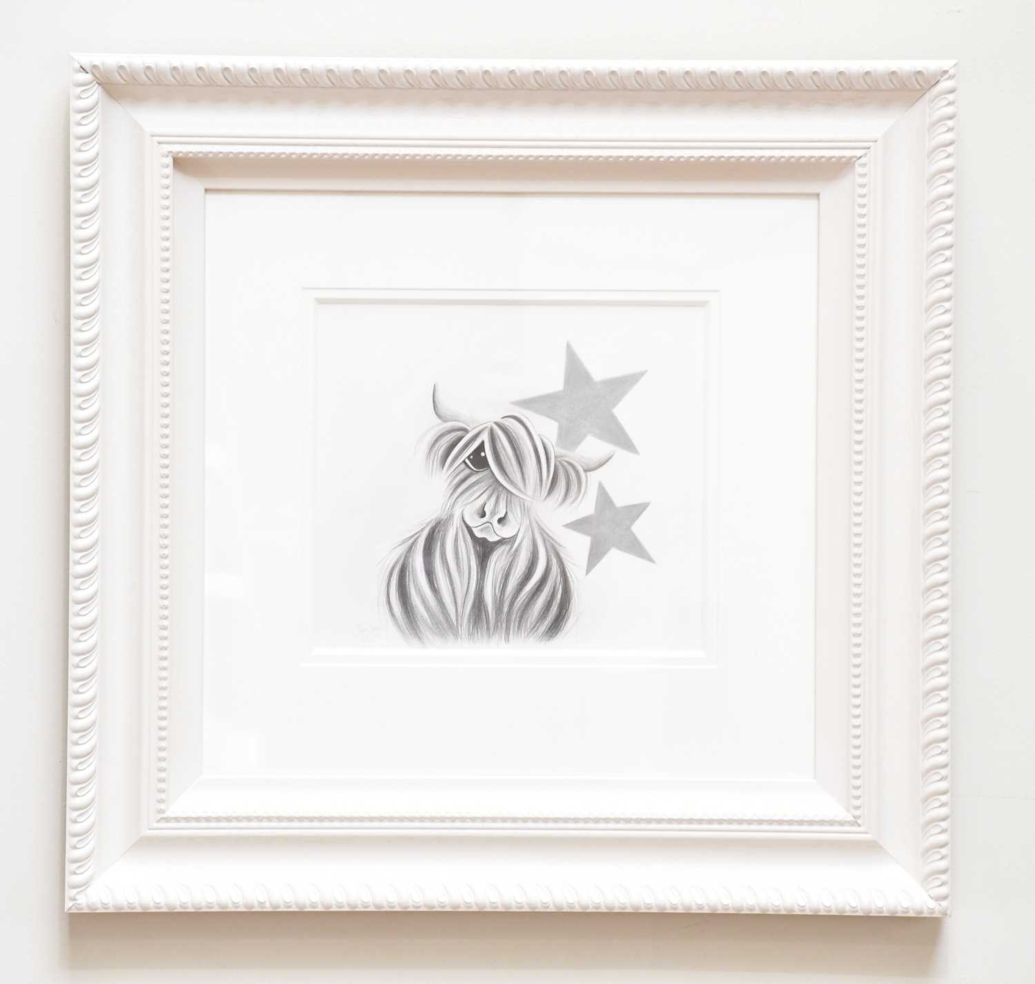 Lot 1671 - JENNIFER HOGWOOD; pencil sketch, 'Big Star...