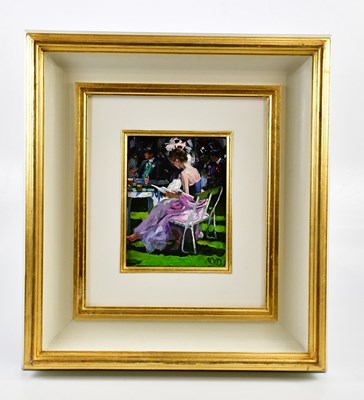 Lot 836 - SHERREE VALENTINE DAINES; oil on board,...