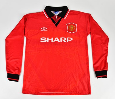 Lot 2693 - ERIC CANTONA; a 94/96 Manchester United retro...