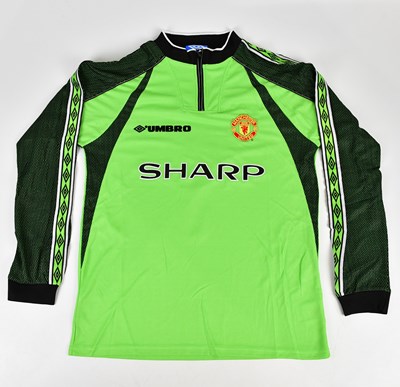Lot 2701 - PETER SCHMEICHEL; a Manchester United Treble...