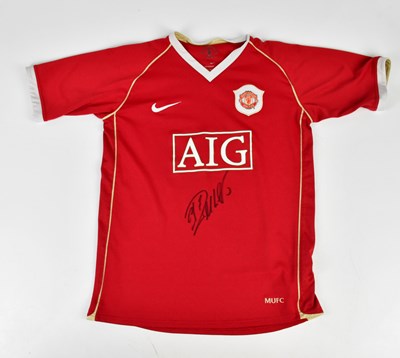 Lot 2697 - CRISTIANO RONALDO; a signed 2006/7 Manchester...