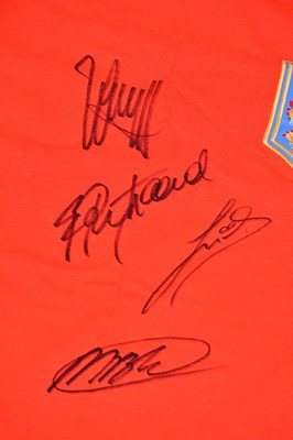 Lot 2666 - NETHERLANDS; a signed retro style football...