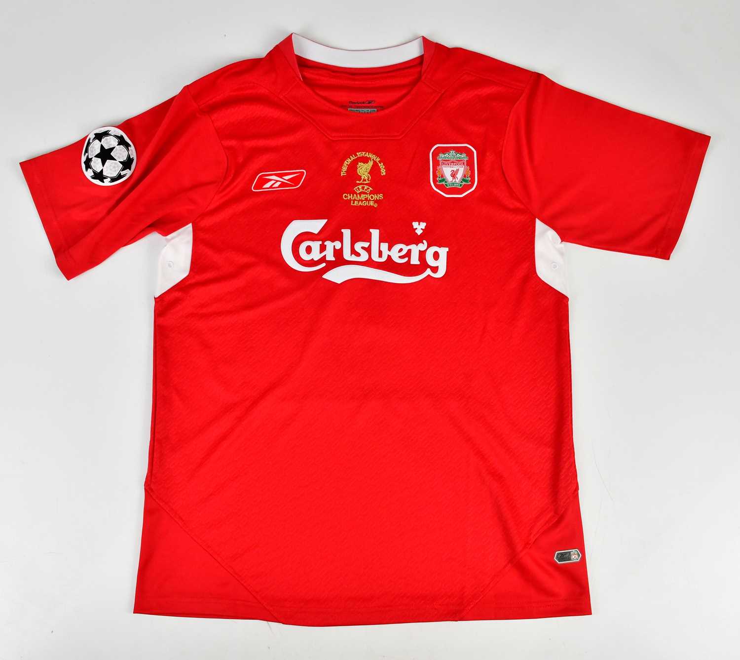 Steven Gerrard Hand Signed Liverpool 2005 Black/Gold 'Istanbul' #8 Shirt In AAA Gift Box - Foto 7