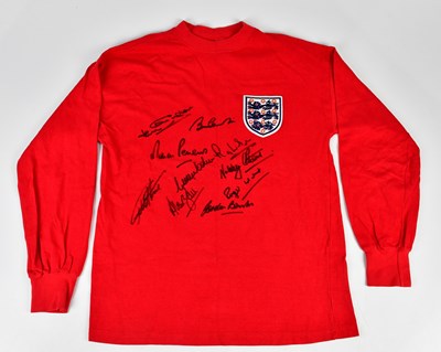 Lot 2668 - ENGLAND; a signed 1966 World Cup Winners retro...