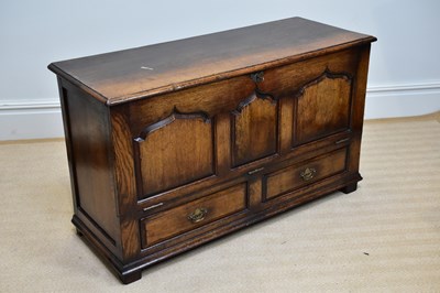 Lot 241 - TITCHMARSH & GOODWIN; a reproduction oak...