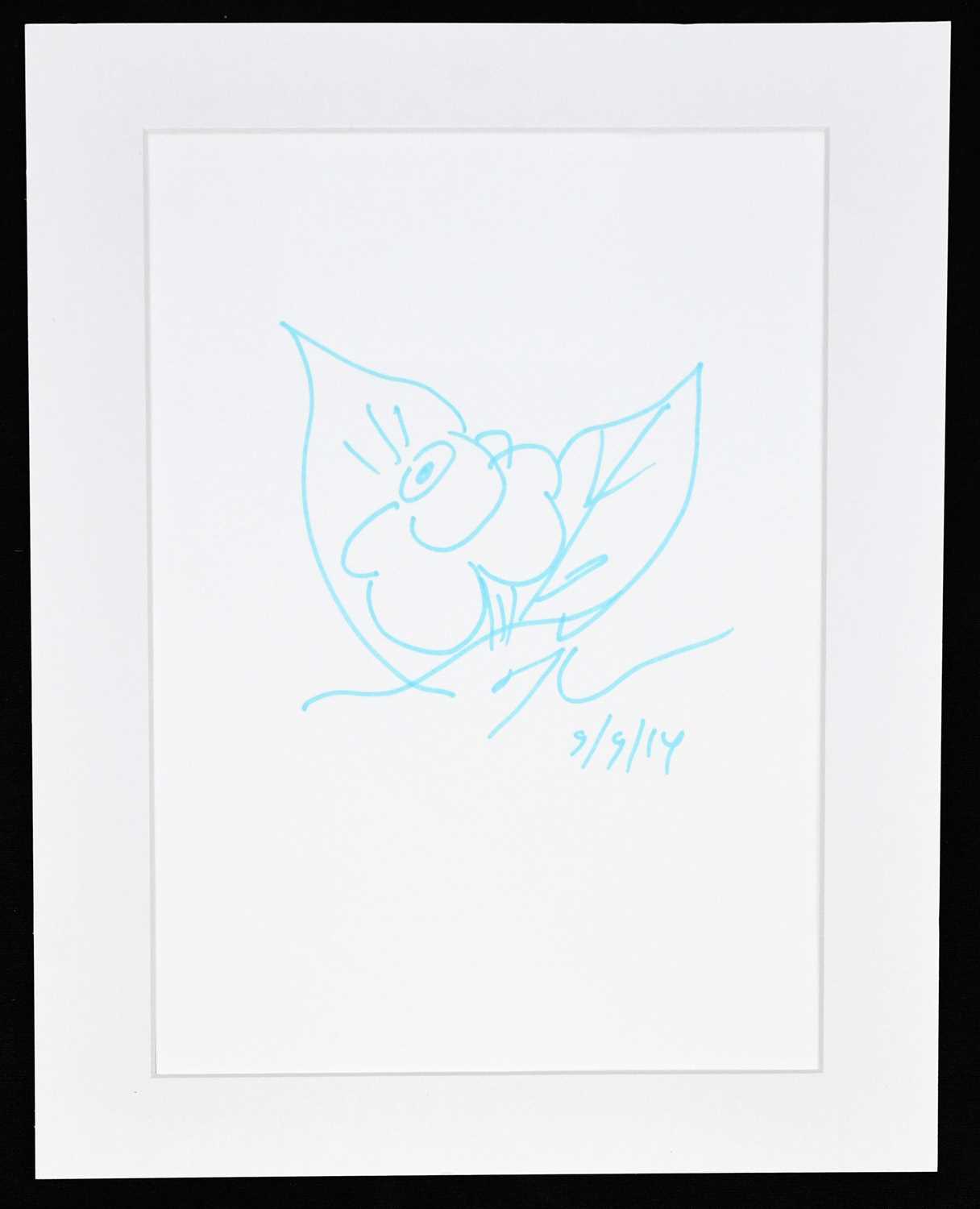 Lot 1652 - JEFF KOONS (American, born 1955); light blue...