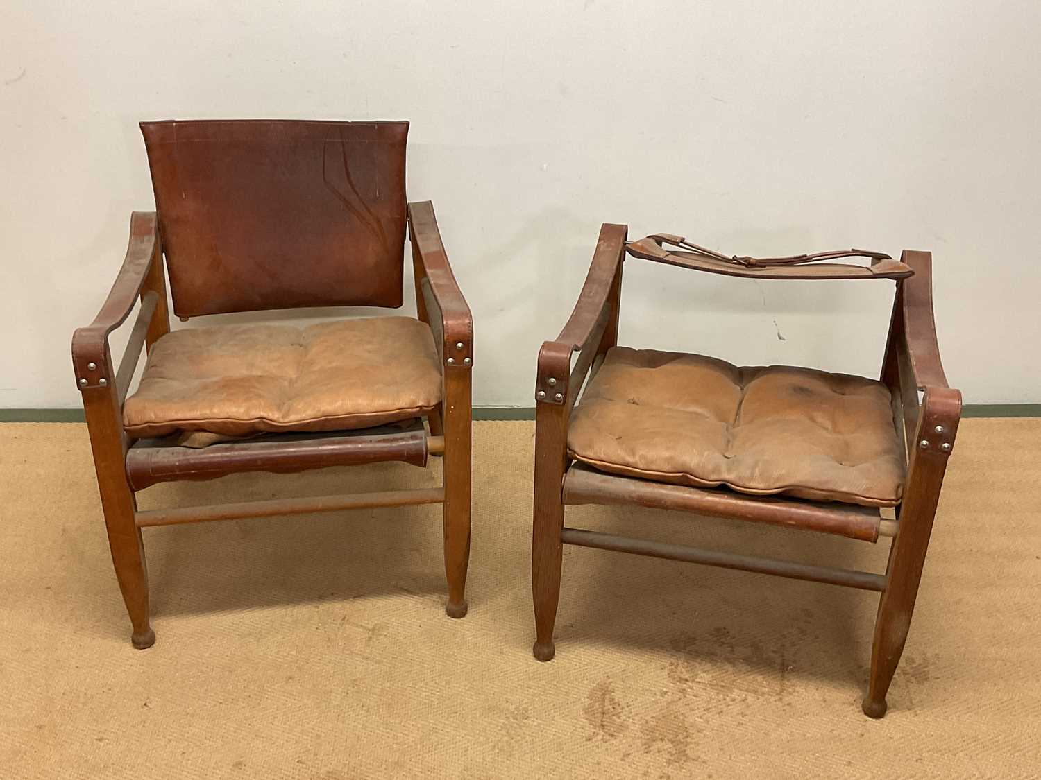 Lot 638 - AAGE BRUNO & SON; a pair of mid 20th century...