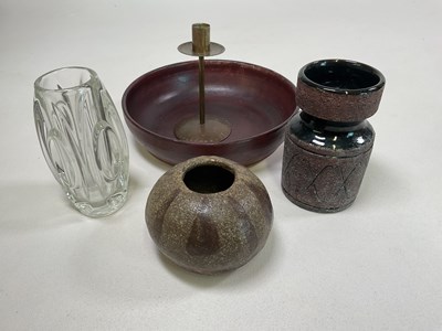 Lot 305 - A Brutalist mid century vase by Gabriel...