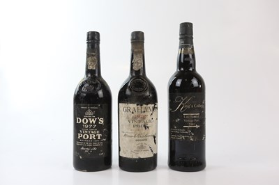 Lot 2797 - PORT; a bottle of Graham's 1970 vintage port,...
