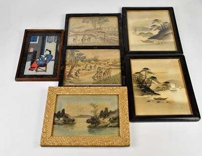 Lot 1230 - A pair of early 20th century Chinese prints,...